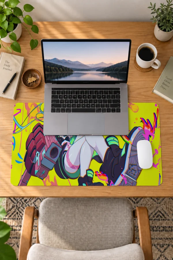 Acid Glitch Rebel Dizüstü Gaming Mousepad