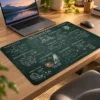 Feline Chalk Theory Dizüstü Gaming Mousepad