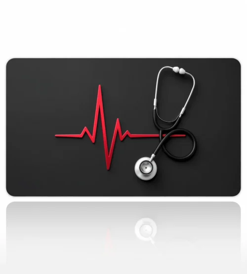 Crimson Heartbeat 60x40 Gaming Mousepad Crimson Heartbeat Dizüstü Gaming Mousepad