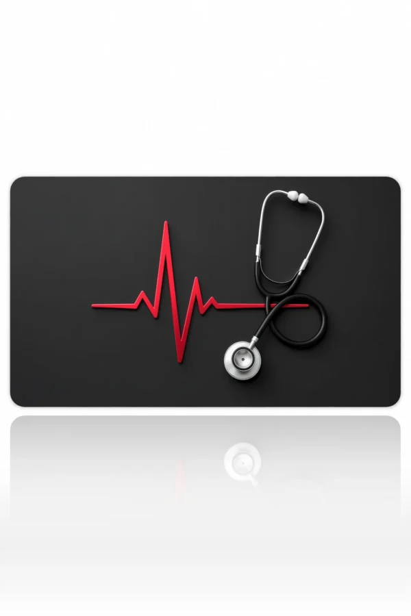 Crimson Heartbeat Dizüstü Gaming Mousepad