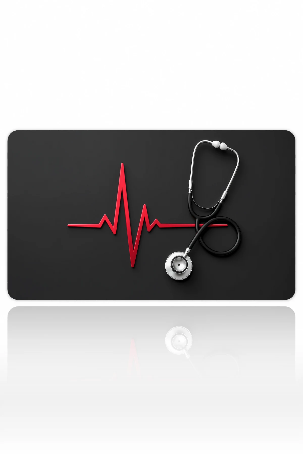 Crimson Heartbeat Dizüstü Gaming Mousepad