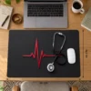 Crimson Heartbeat Dizüstü Gaming Mousepad