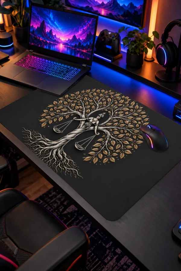 Gilded Justice Dizüstü Gaming Mousepad