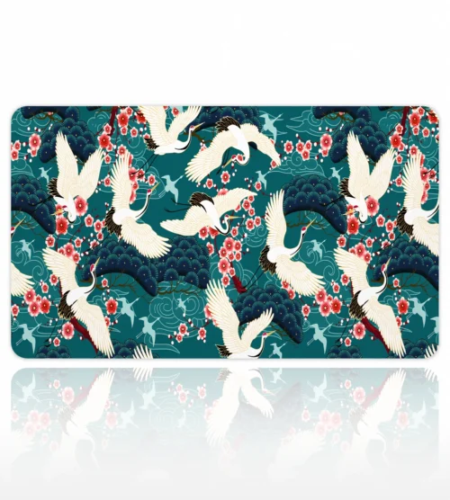 Crane Blossom Dance 60x40 Gaming Mousepad Crane Blossom Dance Dizüstü Gaming Mousepad