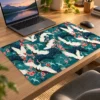 Crane Blossom Dance 60x40 Gaming Mousepad Crane Blossom Dance Dizüstü Gaming Mousepad