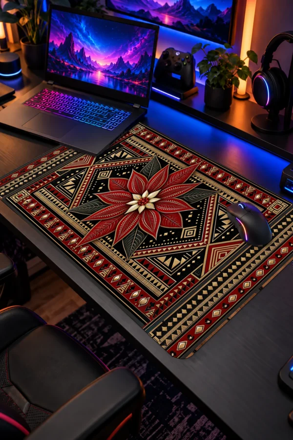 Scarlet Loom Star Dizüstü Gaming Mousepad