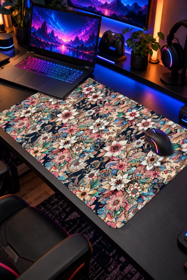 Nocturne Bouquet Dizüstü Gaming Mousepad