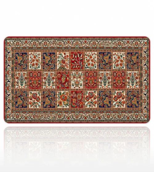 Garden Tile Tapestry 60x40 Gaming Mousepad Garden Tile Tapestry Dizüstü Gaming Mousepad