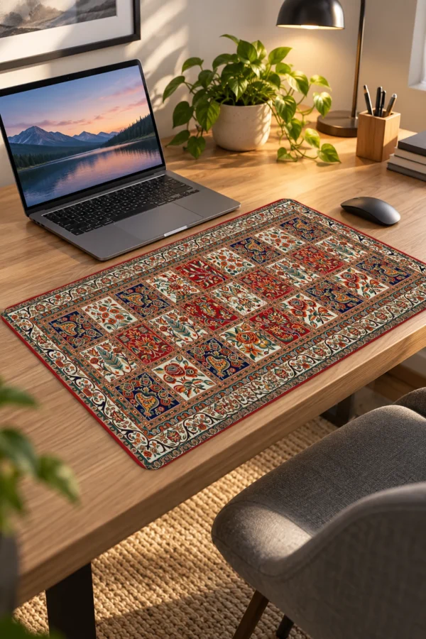 Garden Tile Tapestry Dizüstü Gaming Mousepad