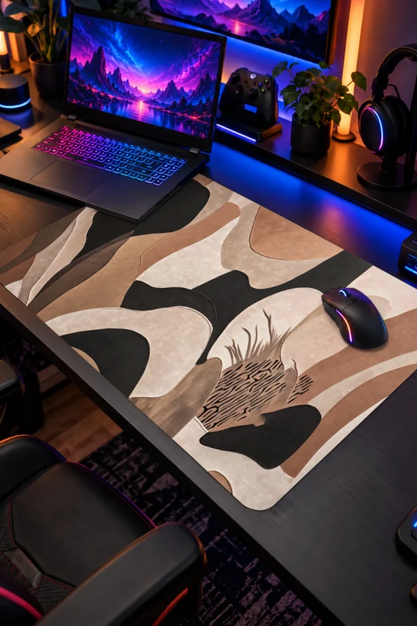 Desert Clay Forms Dizüstü Gaming Mousepad
