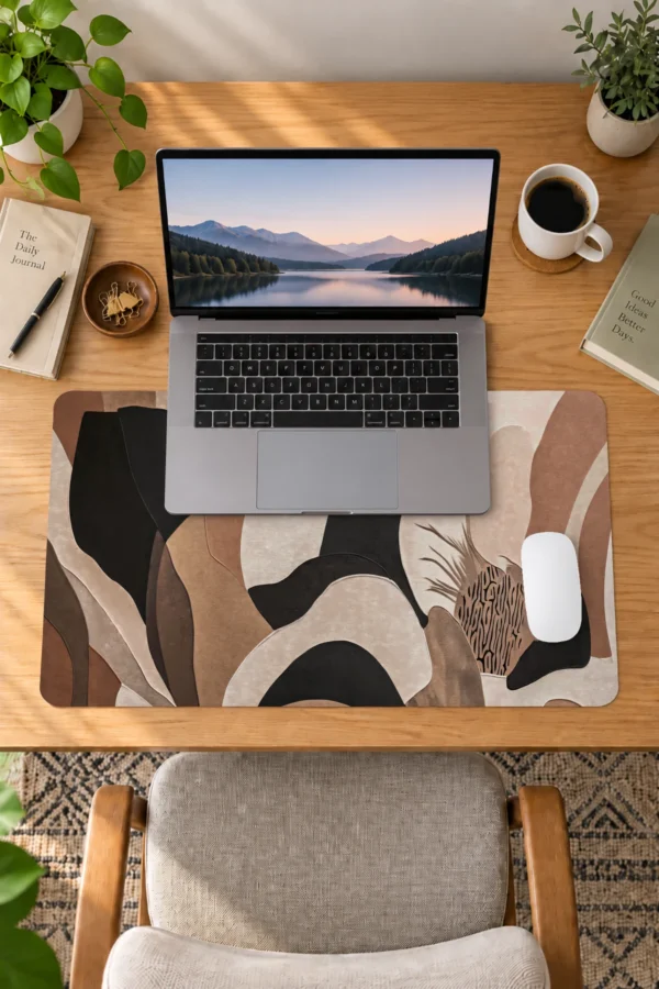 Desert Clay Forms Dizüstü Gaming Mousepad