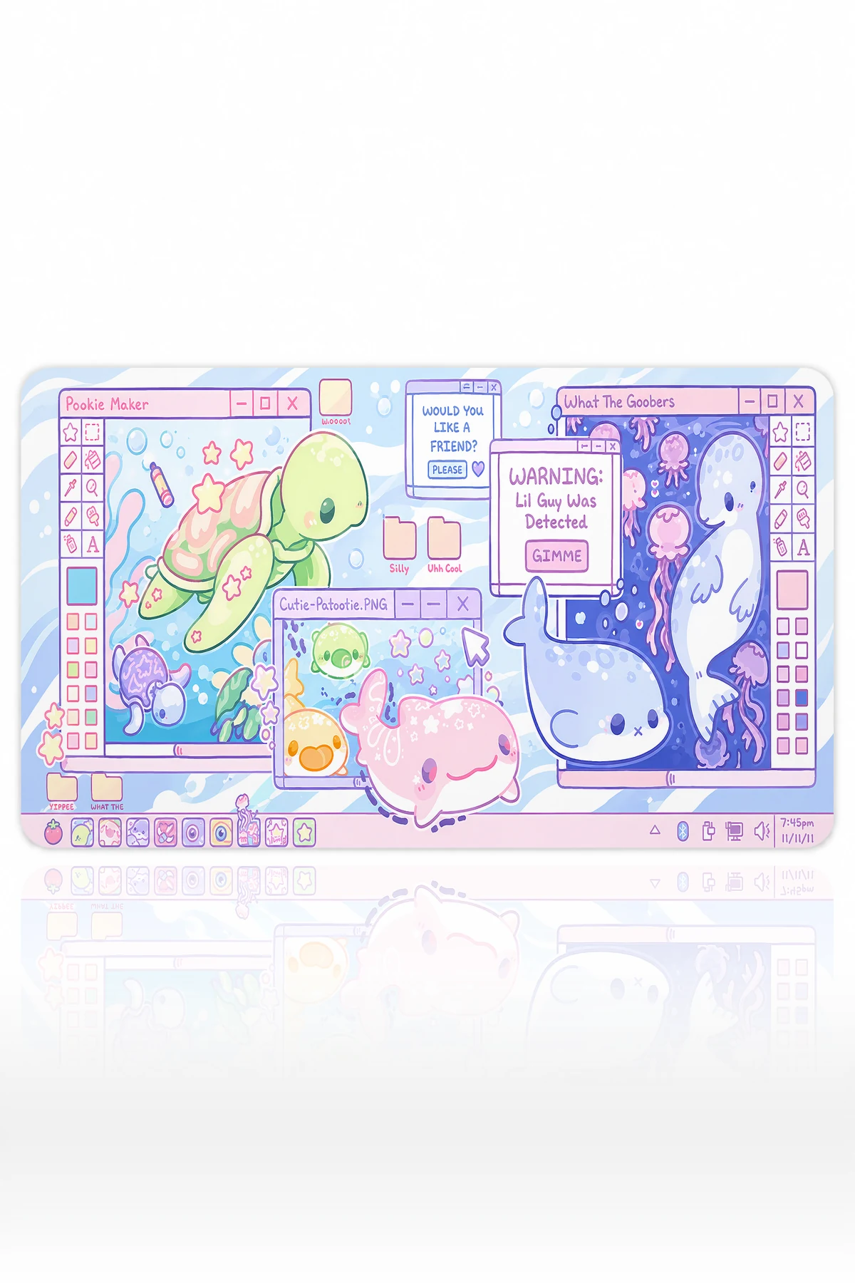 Pixel Lagoon Dizüstü Gaming Mousepad
