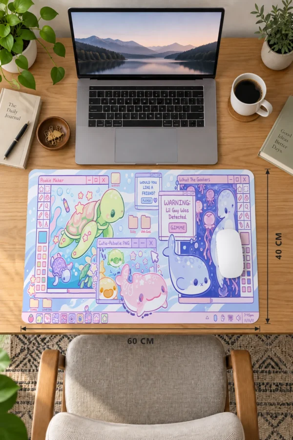 Pixel Lagoon Dizüstü Gaming Mousepad