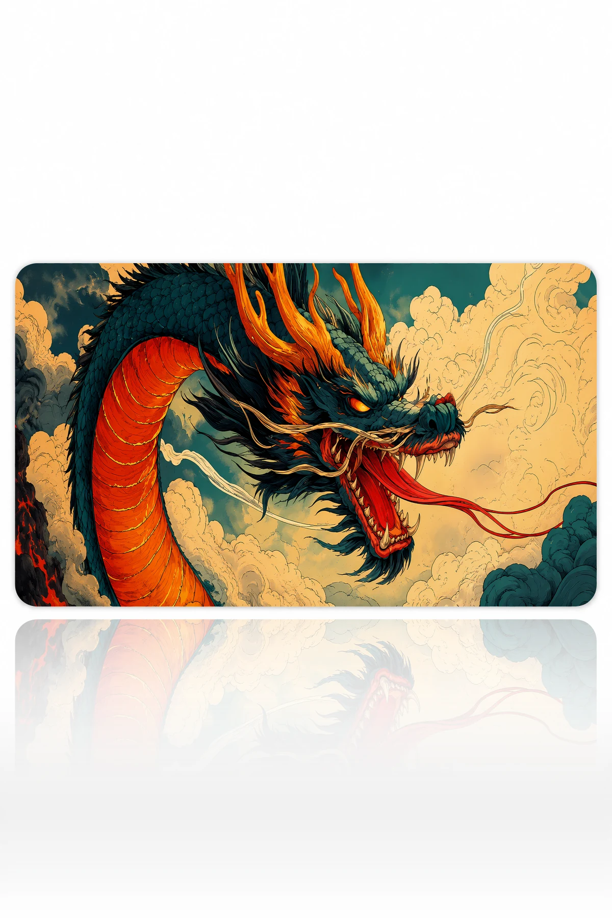 Amber Cloud Wyrm 60x40 Gaming Mousepad Amber Cloud Wyrm Dizüstü Gaming Mousepad