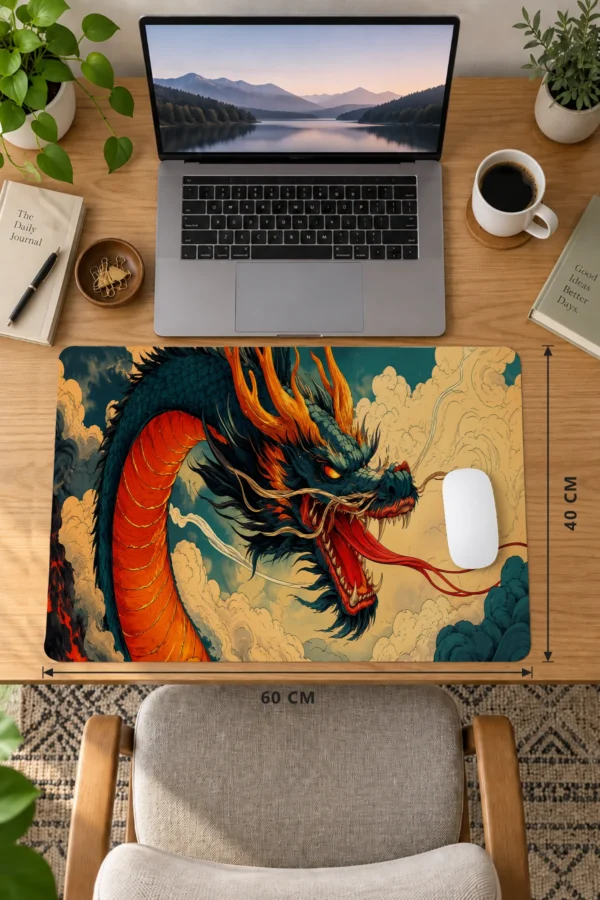 Amber Cloud Wyrm 60x40 Gaming Mousepad Amber Cloud Wyrm Dizüstü Gaming Mousepad
