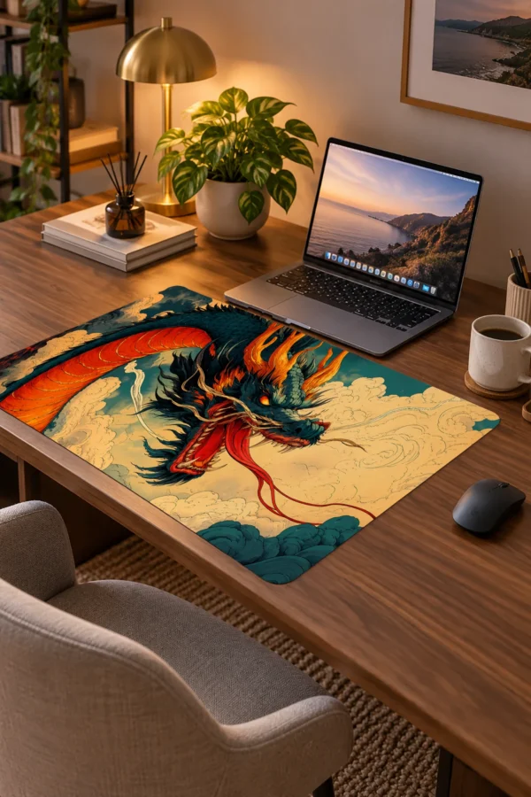 Amber Cloud Wyrm 60x40 Gaming Mousepad Amber Cloud Wyrm Dizüstü Gaming Mousepad
