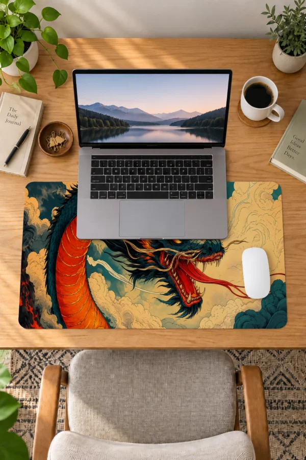 Amber Cloud Wyrm 60x40 Gaming Mousepad Amber Cloud Wyrm Dizüstü Gaming Mousepad