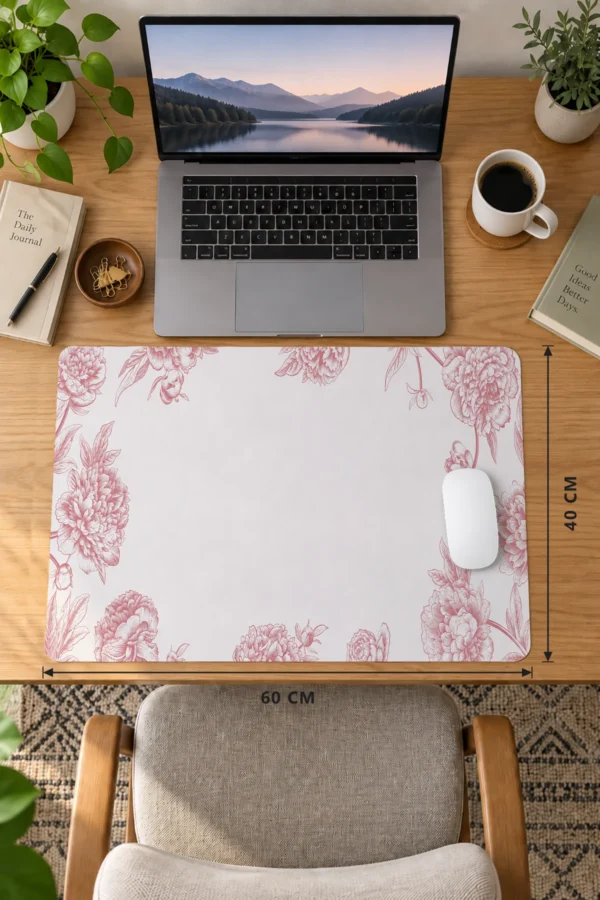 Peony Whisper 60x40 Gaming Mousepad Peony Whisper Dizüstü Gaming Mousepad