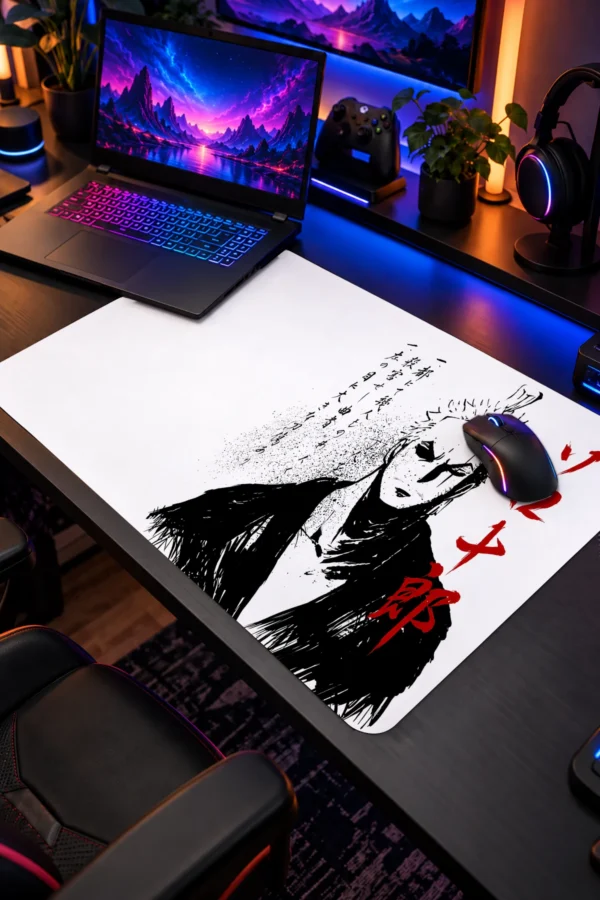 Scarlet Ink Ronin Dizüstü Gaming Mousepad