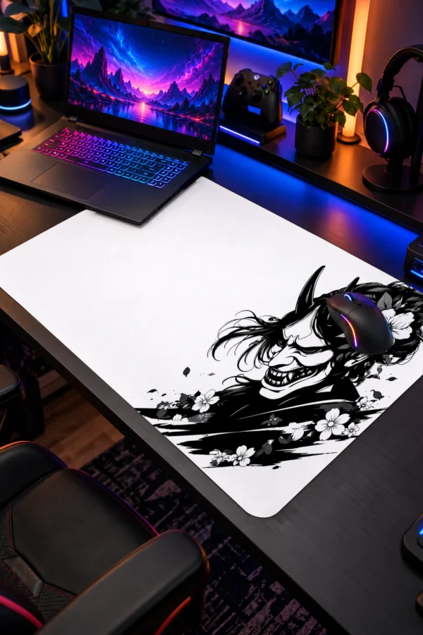 Pale Hannya Bloom Dizüstü Gaming Mousepad