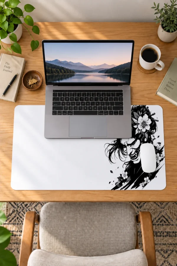 Pale Hannya Bloom Dizüstü Gaming Mousepad