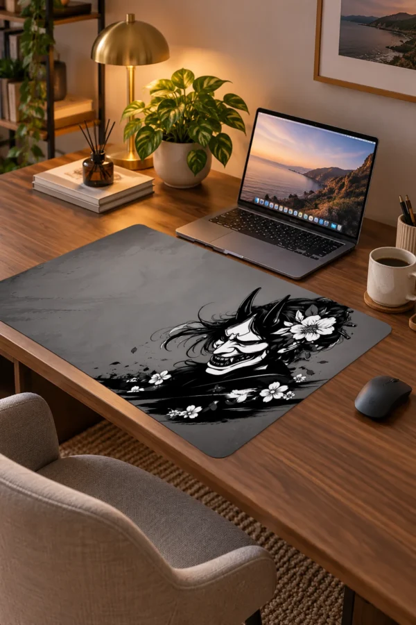 Ashen Hannya Bloom 60x40 Gaming Mousepad Ashen Hannya Bloom Dizüstü Gaming Mousepad