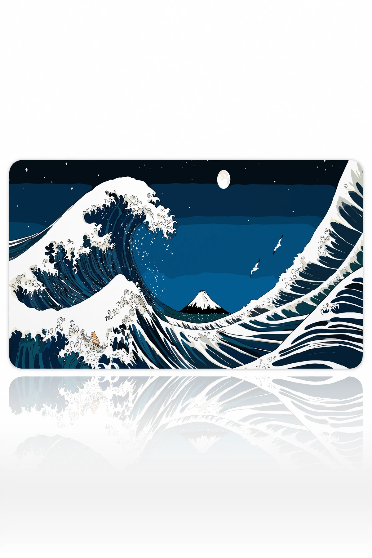 Kanagawa Night 60x40 Gaming Mousepad Kanagawa ETSY-52 Dizüstü Gaming Mousepad