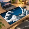 Kanagawa Night 60x40 Gaming Mousepad Kanagawa ETSY-52 Dizüstü Gaming Mousepad