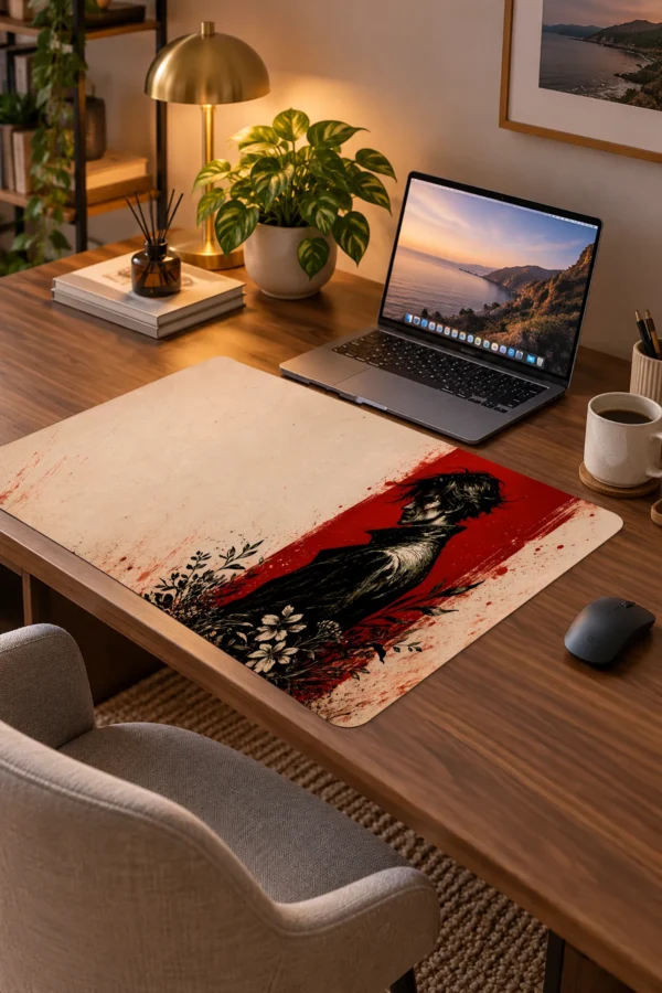 Crimson Wanderer Dizüstü Gaming Mousepad