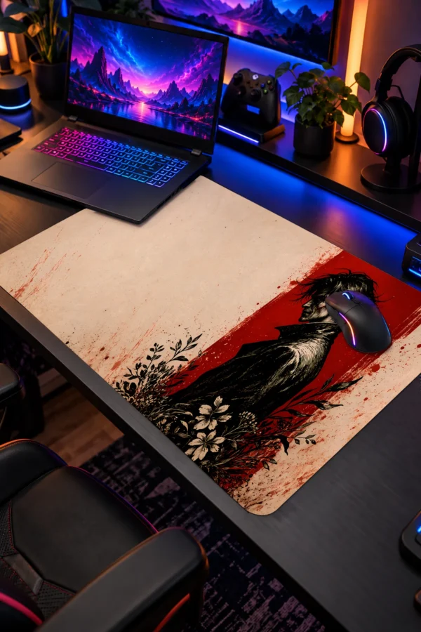 Crimson Wanderer Dizüstü Gaming Mousepad