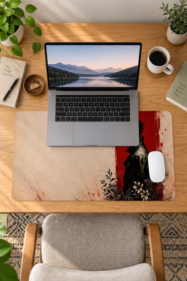Crimson Wanderer Dizüstü Gaming Mousepad