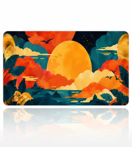 Ember Tide Sunset 60x40 Gaming Mousepad Ember Tide Sunset Dizüstü Gaming Mousepad