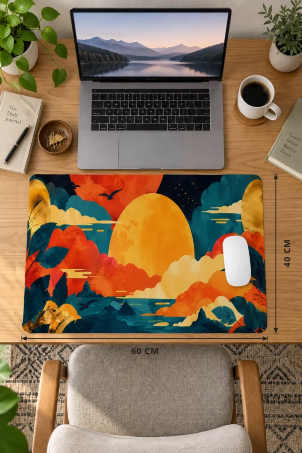 Ember Tide Sunset Dizüstü Gaming Mousepad
