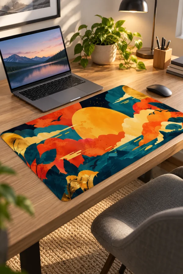 Ember Tide Sunset Dizüstü Gaming Mousepad