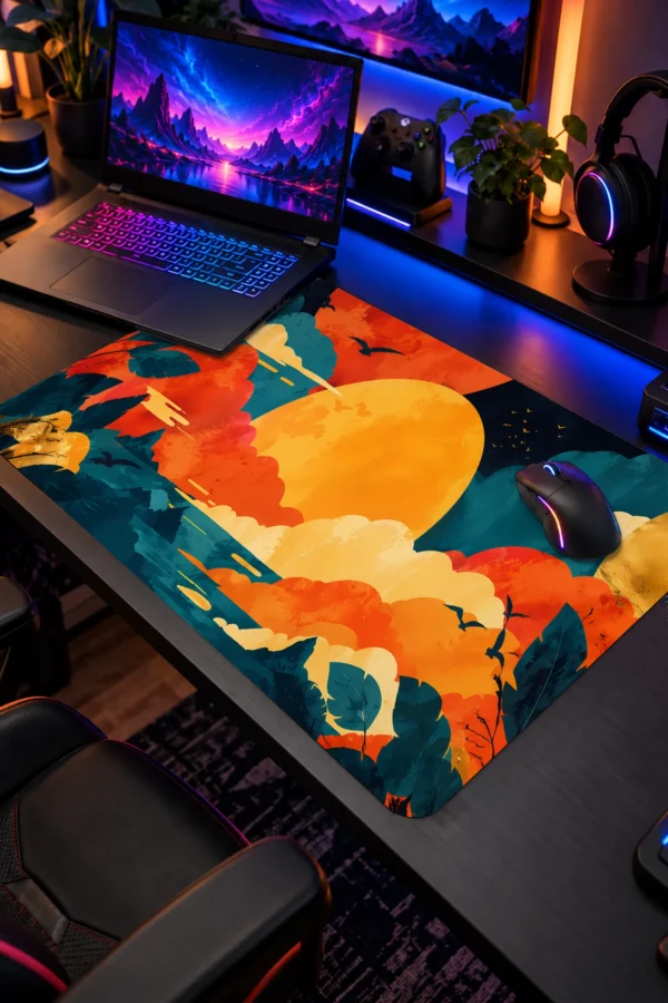 Ember Tide Sunset Dizüstü Gaming Mousepad