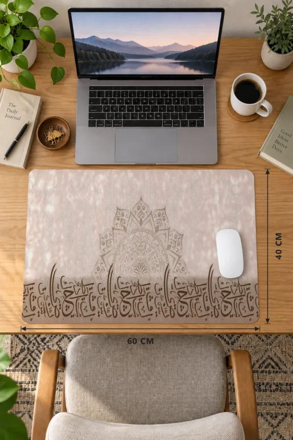 Sandstone Script Dizüstü Gaming Mousepad