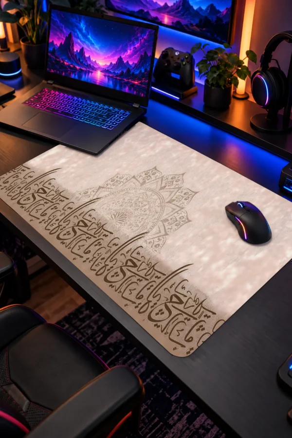Sandstone Script Dizüstü Gaming Mousepad