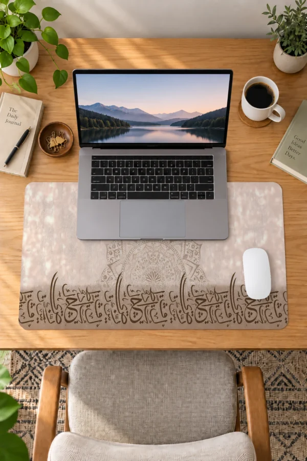 Sandstone Script Dizüstü Gaming Mousepad