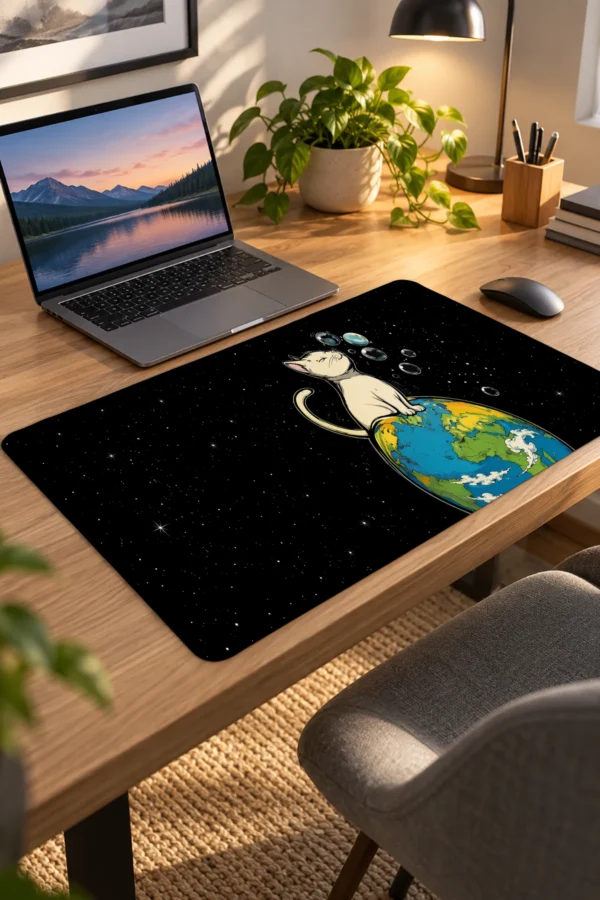 Cosmic Whiskers Dizüstü Gaming Mousepad