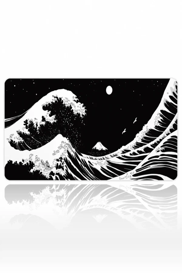 Kanagawa Black&White 60x40 Gaming Mousepad Kanagawa ETSY-53 Dizüstü Gaming Mousepad