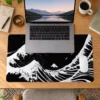 Kanagawa Black&White 60x40 Gaming Mousepad Kanagawa ETSY-53 Dizüstü Gaming Mousepad