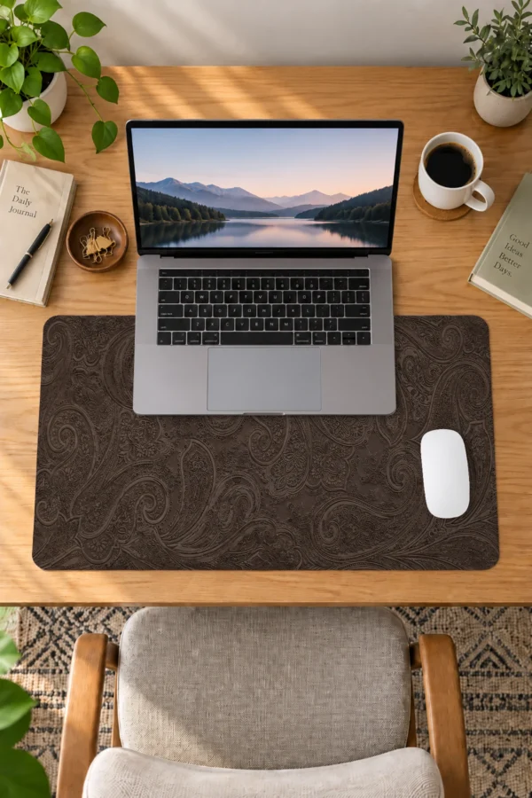 Cocoa Paisley Dizüstü Gaming Mousepad