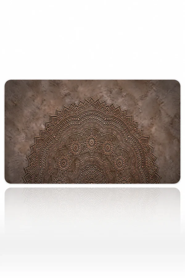 Bronze Relic Mandala 60x40 Gaming Mousepad Bronze Relic Mandala Dizüstü Gaming Mousepad