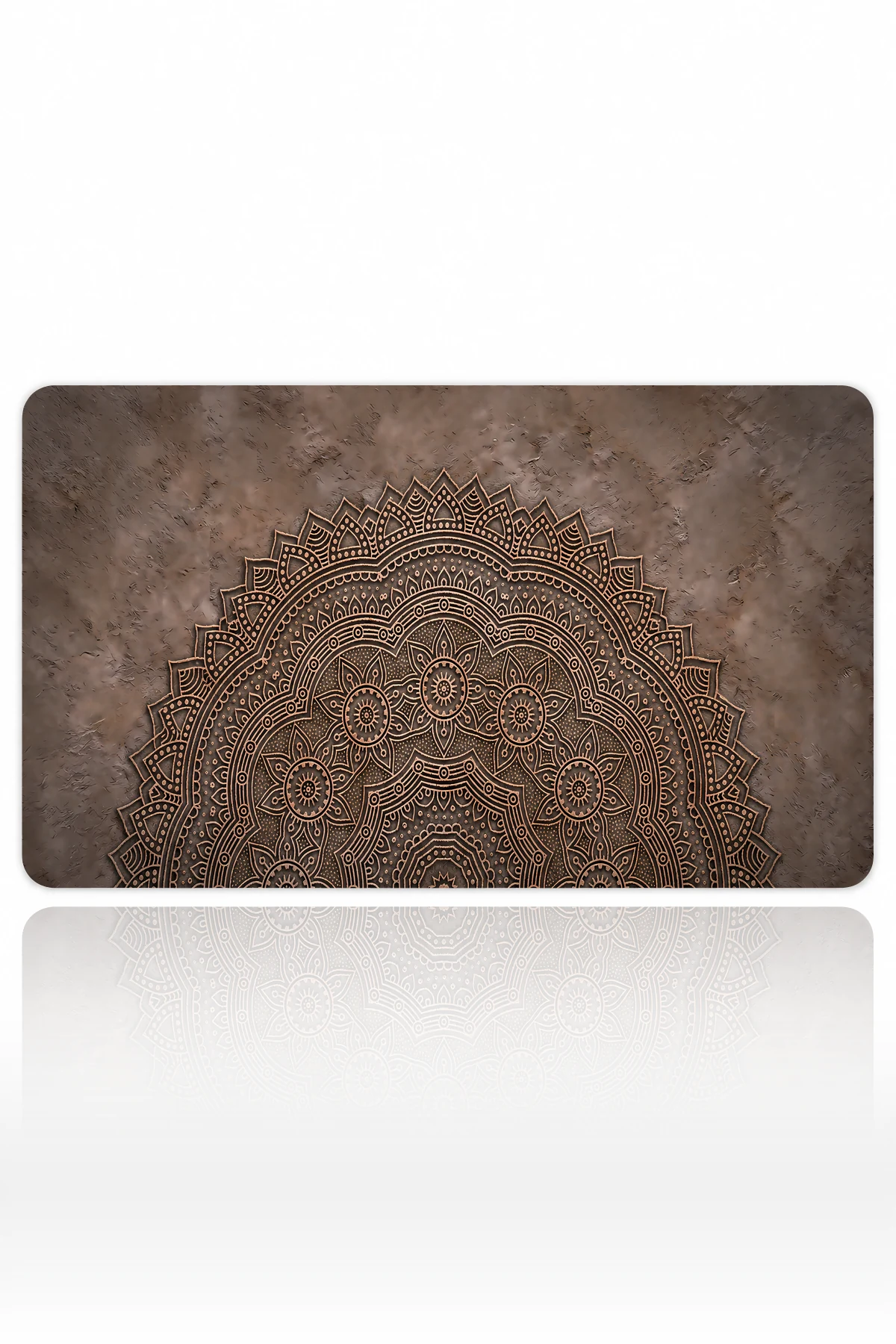 Bronze Relic Mandala 60x40 Gaming Mousepad Bronze Relic Mandala Dizüstü Gaming Mousepad
