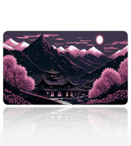 Twilight Shrine Blossom 60x40 Gaming Mousepad Twilight Shrine Blossom Dizüstü Gaming Mousepad