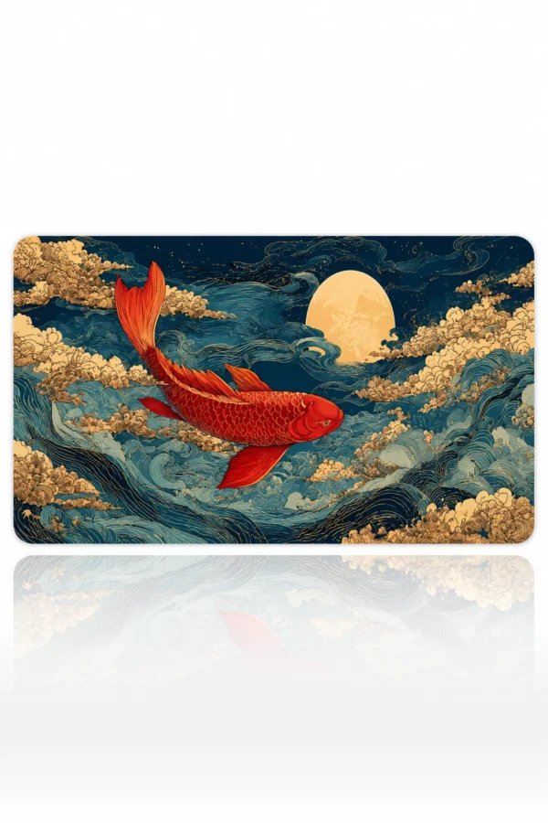 Golden Koi Tide Dizüstü Gaming Mousepad
