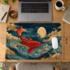 Golden Koi Tide Dizüstü Gaming Mousepad