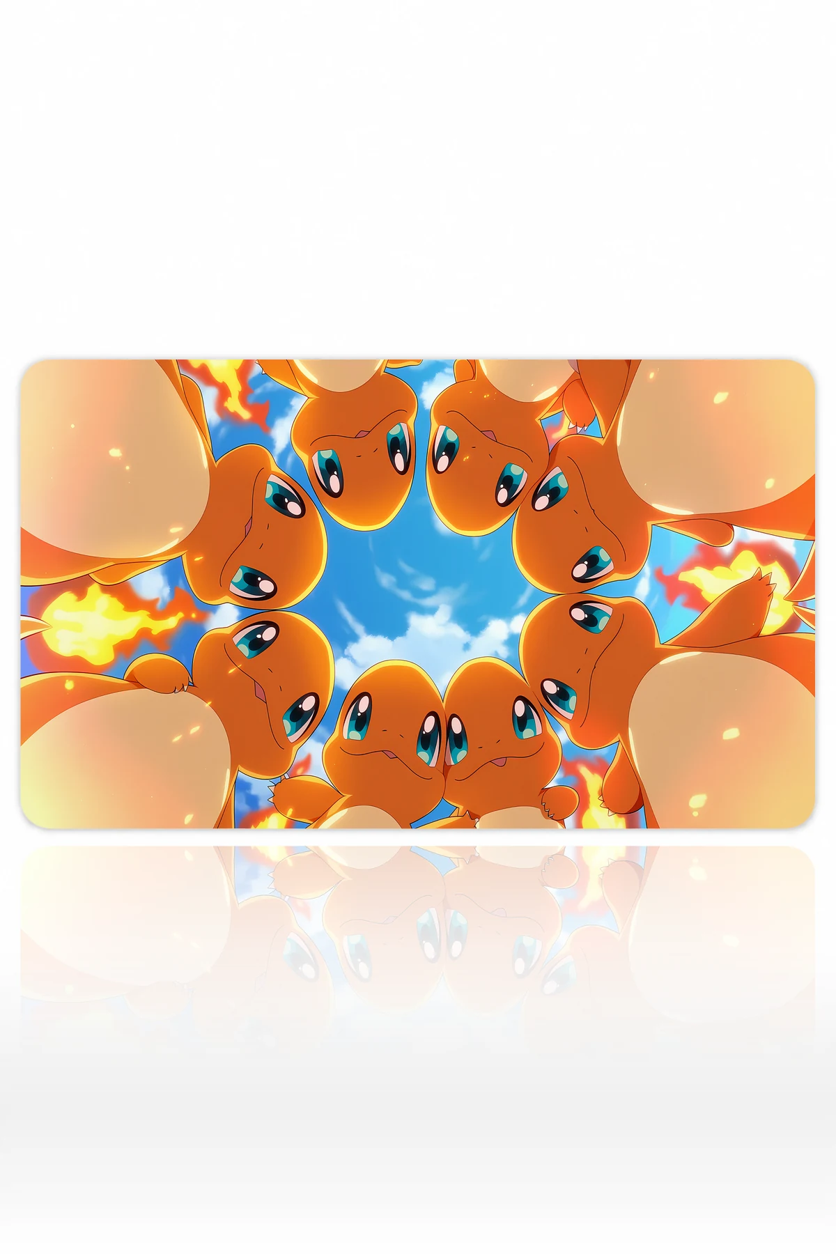 Flame Circle Sky Dizüstü Gaming Mousepad