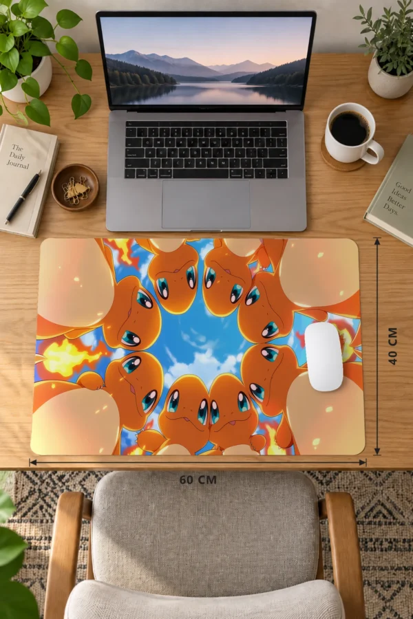 Flame Circle Sky Dizüstü Gaming Mousepad