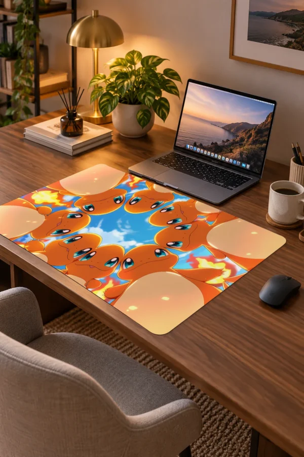 Flame Circle Sky Dizüstü Gaming Mousepad